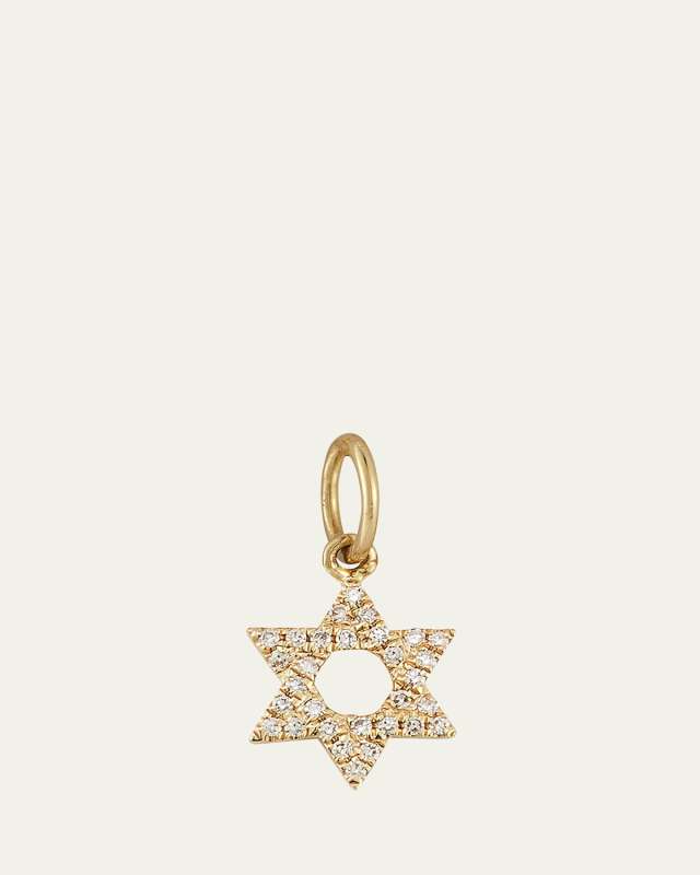 Diamond Star of David Necklace